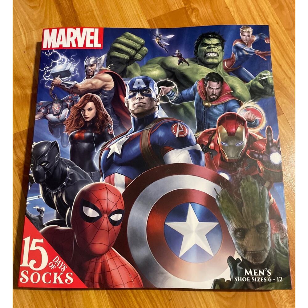 Marvel 15 Days Of Socks